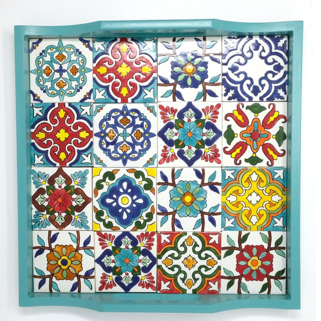 Large tray (16 tiles / Blue)