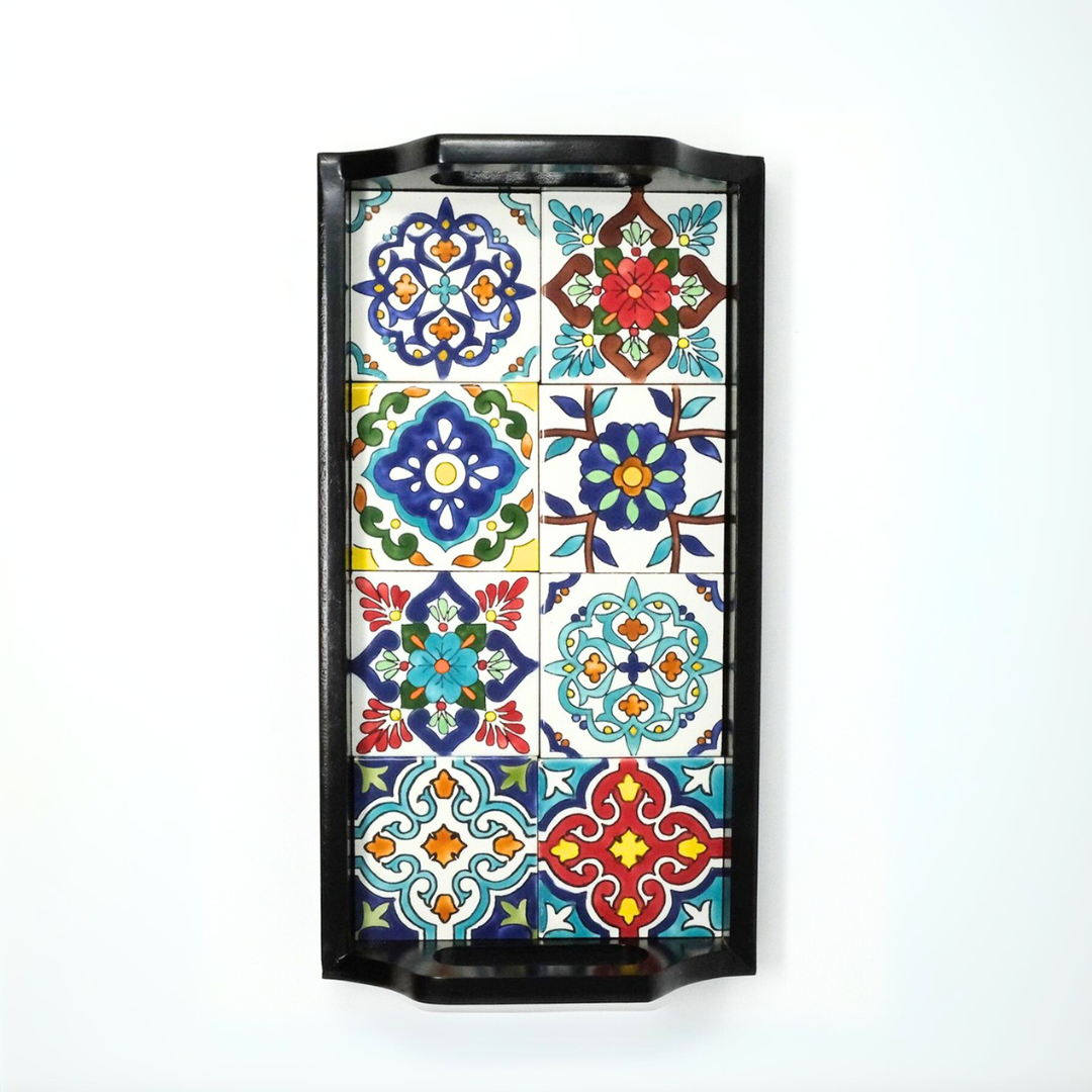 Medium tray (8 tiles / Black)