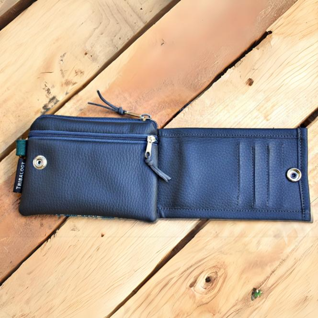 Multi-Color Coin case/ Black & white/beige/dark grey