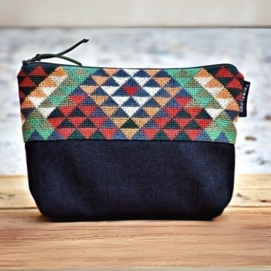 Jordanian Carpet Embroidered Makeup Purse